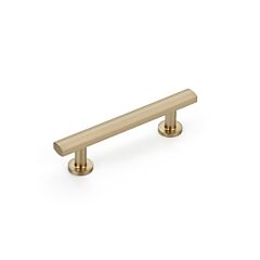 Heathrow 3-1/2" (89mm) Center to Center, 5-1/4" (133mm) Length, Signature Satin Brass Cabinet Pull/ Handle