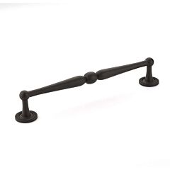 Atherton 8" (203mm) Center to Center, 4-1/2" Length, Knurled Footplate, Oil Rubbed Bronze Cabinet Pull/ Handle