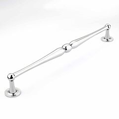 Atherton15" (381mm) Center to Center, 15-3/4" (400mm) Length, Polished Chrome Square Bases, Appliance Pull/ Handle