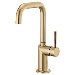 ODIN Bar Faucet with Square Spout - Less Handle, Luxe Gold