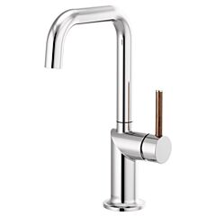 ODIN Bar Faucet with Square Spout - Less Handle, Polished Chrome