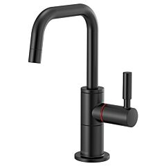 ODIN Single Handle Instant Hot Faucet with Square Spout, Matte Black