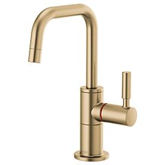 ODIN Single Handle Instant Hot Faucet with Square Spout, Luxe Gold