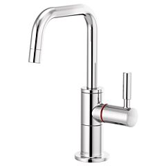 ODIN Single Handle Instant Hot Faucet with Square Spout, Polished Chrome
