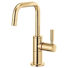ODIN Single Handle Instant Hot Faucet with Square Spout, Polished Gold