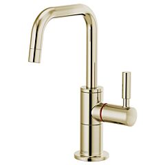 ODIN Single Handle Instant Hot Faucet with Square Spout, Polished Nickel