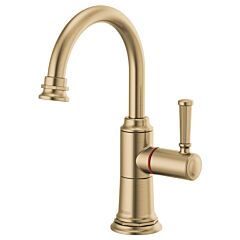 ROOK Single Handle Instant Hot Faucet with Arc Spout, Luxe Gold