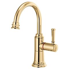 ROOK Single Handle Instant Hot Faucet with Arc Spout, Polished Gold