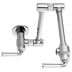 BRIZO Rook collection Wall Mount Pot Filler, Polished Chrome