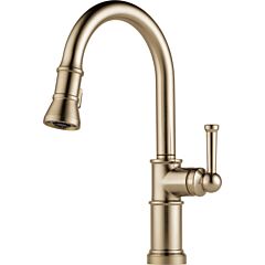 ARTESSO Single Handle Pull-Down Kitchen Faucet, Luxe Gold