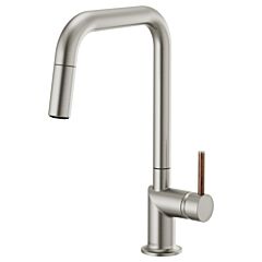 ODIN Pull-Down Faucet with Square Spout - Less Handle, Stainless