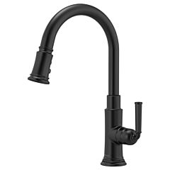 ROOK Pull-Down Single Handle Faucet, Matte Black