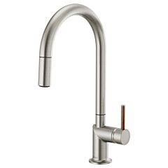 ODIN Pull-Down Faucet with Arc Spout - Less Handle, Stainless