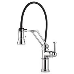ARTESSO Articulating Kitchen Single Handle Faucet, Polished Chrome