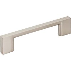 Sutton Satin Nickel 3-3/4 Inch (96mm) Center to Center, Overall Length 4-3/4 Inch Cabinet Hardware Pull / Handle, Jeffrey Alexander