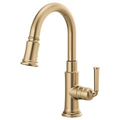 ROOK Single Handle Pull-Down Prep Faucet, Luxe Gold