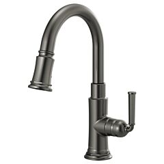 ROOK Single Handle Pull-Down Prep Faucet, Luxe Steel