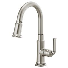 ROOK Single Handle Pull-Down Prep Faucet, Stainless