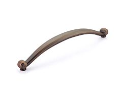 Cabriole 8" (203mm) Center to Center, 8-1/2" (216mm) Length, Empire Bronze Cabinet Pull/ Handle