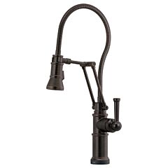 ARTESSO SmartTouch Articulating Kitchen Faucet With Finished Hose, Venetian Bronze