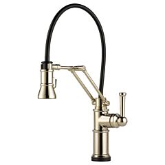 ARTESSO Single Handle Articulating Kitchen Faucet with SmartTouch Technology, Polished Nickel