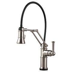 ARTESSO Single Handle Articulating Kitchen Faucet with SmartTouch Technology, Stainless
