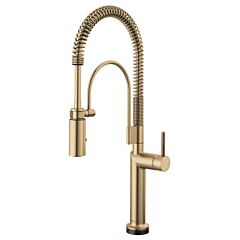 ODIN SmartTouch Semi-Professional Kitchen Faucet - Less Handle, Luxe Gold