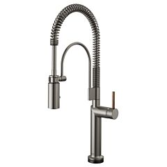ODIN SmartTouch Semi-Professional Kitchen Faucet - Less Handle, Luxe Steel
