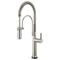 ODIN SmartTouch Semi-Professional Kitchen Faucet - Less Handle, Stainless