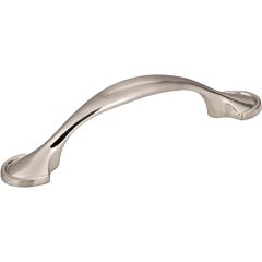 Watervale Style 3 Inch (76mm) Center to Center, Overall Length 4-5/8 Inch Satin Nickel Cabinet Pull/Handle