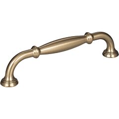 Tiffany Satin Bronze 5 Inch (128mm) Center to Center, Overall Length 5-13/16 Inch Cabinet Hardware Pull / Handle, Jeffrey Alexander