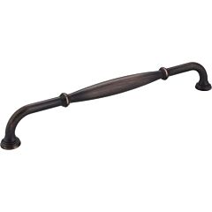 Tiffany Appliance Brushed Oil Rubbed Bronze 12 Inch (305mm) Center to Center, Overall Length 13 Inch Cabinet Hardware Pull / Handle, Jeffrey Alexander
