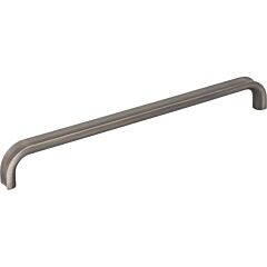 Jeffrey Alexander Rae Collection 8-13/16" (224mm) Center to Center, 9-1/4" (234.5mm) Overall Length Brushed Pewter Cabinet Pull/Handle
