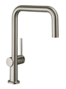 Hansgrohe Talis N 1.5 GPM U-Style 1-Spray Kitchen Faucet, Steel Optic