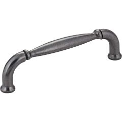 Chesapeake Style 3-3/4 Inch (96mm) Center to Center, Overall Length 4-1/4 Inch Gun Metal Cabinet Pull/Handle
