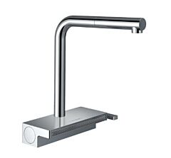 Hansgrohe Aquno Select 1.75 GPM 2-Spray Pull-Out Kitchen Faucet with sBox, Chrome