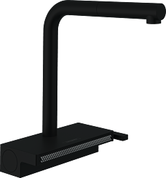 Hansgrohe Aquno Select Kitchen Faucet, 2-Spray Pull-Out, 1.75 GPM in Matte Black