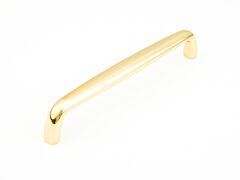 Traditional 10" (254mm) Center to Center, Over all Length 10-1/2" (267mm) Polished Brass Appliance Pull/ Handle