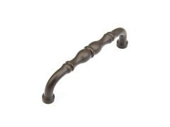 Colonial 4" (102mm) Center to Center, 4-5/16" Length, Oil Rubbed Bronze Cabinet Pull / Handle