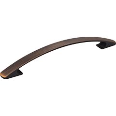Elements Stirckland Collection 6-1/4" (158.5mm) Center to Center, 7-1/16" (179mm) Overall Length Brushed Oil Rubbed Bronze Cabinet Pull/Handle