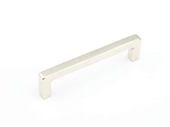 Vinci 4" (102mm) Center to Center, 4-5/16" Length Polished White Bronze Cabinet Pull / Handle