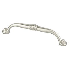 Andante 5-1/16" (128mm) Center to Center, 5-11/16" (144.5mm) Overall Length Brushed Nickel Pull