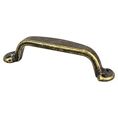 Andante 3-3/4" (96mm) Center to Center, 4-15/16" (125.5mm) Overall Length Dull Bronze Pull
