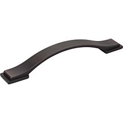 Mirada Strap Brushed Oil Rubbed Bronze 5 Inch (128mm) Center to Center, Overall Length 6-13/16 Inch Cabinet Hardware Pull / Handle, Jeffrey Alexander