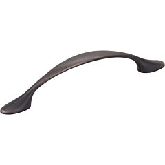 Somerset Style 3-3/4" Inch (96mm) Center to Center, Overall Length 5" Inch Brushed Oil Rubbed Bronze Kitchen Cabinet Pull/Handle (Handles)
