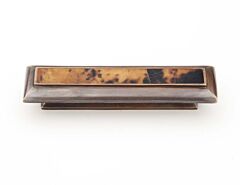 Tiger Penshell 3" (76mm) Center to Center, 4-1/2" (114mm) Length, Dark Antique Bronze Cabinet Pull/ Handle