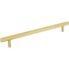 Dominique Style 12 Inch (305mm) Center to Center, Overall Length 15 Inch (381mm) Brushed Gold Appliance Pull/Handle