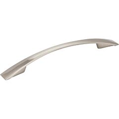 Jeffrey Alexander Regan Collection 5-1/16" (128mm) Center to Center, 6-13/16" (173.5mm) Overall Length Satin Nickel Cabinet Pull/Handle