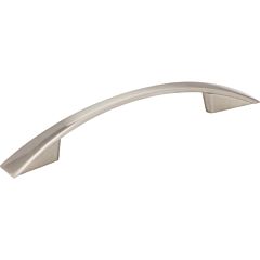 Jeffrey Alexander Regan Collection 3-3/4" (96mm) Center to Center, 5-9/16" (141mm) Overall Length Satin Nickel Cabinet Pull/Handle
