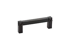 Emtek Mortise & Tenon Oil-Rubbed Bronze 3 Inch (76mm) Center to Center, Overall Length 3-3/8 Inch Cabinet Hardware Pull / Handle